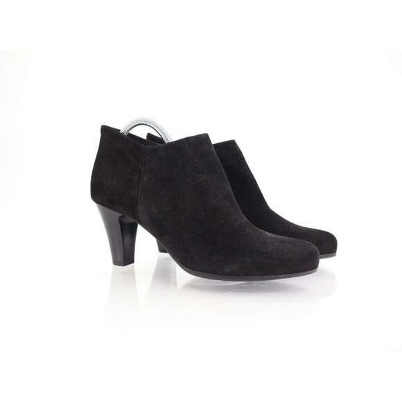 La Canadienne Donovan Waterproof Boot Pointed Toe Black Suede Ankle Size 11 M - Picture 1 of 12